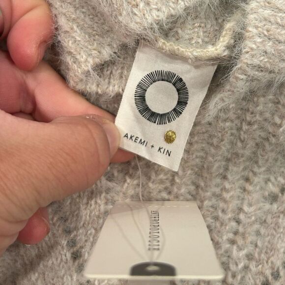 Anthropologie Akemi+Kin Sweater Poncho O/S - Picture 4 of 7